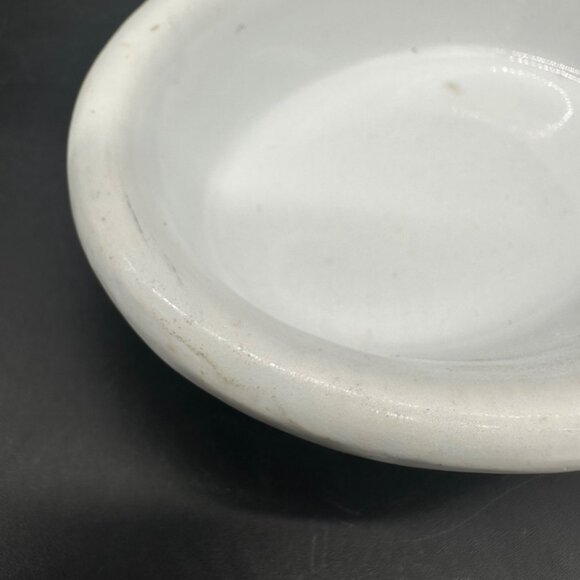 Vintage Soap Dish Royal Ironstone China Oval Wilkinson England White Retro As Is - Picture 8 of 14